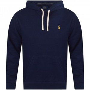 POLO RALPH LAUREN Navy/Yellow Pullover Hoodie